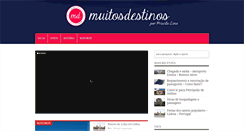 Desktop Screenshot of muitosdestinos.com